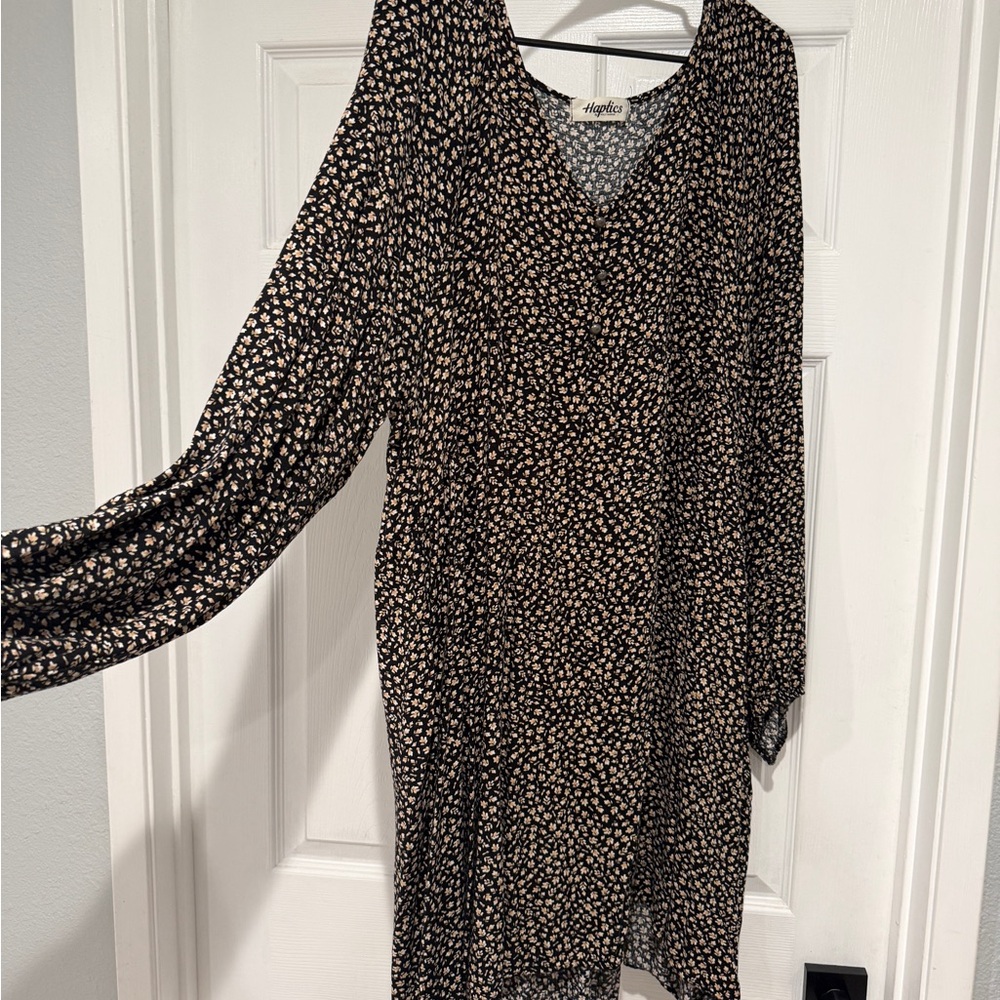 Long Sleeve Floral Dress